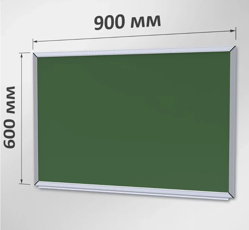 Магнітна крейдяна дошка 60×90 см (зелена) ТСО